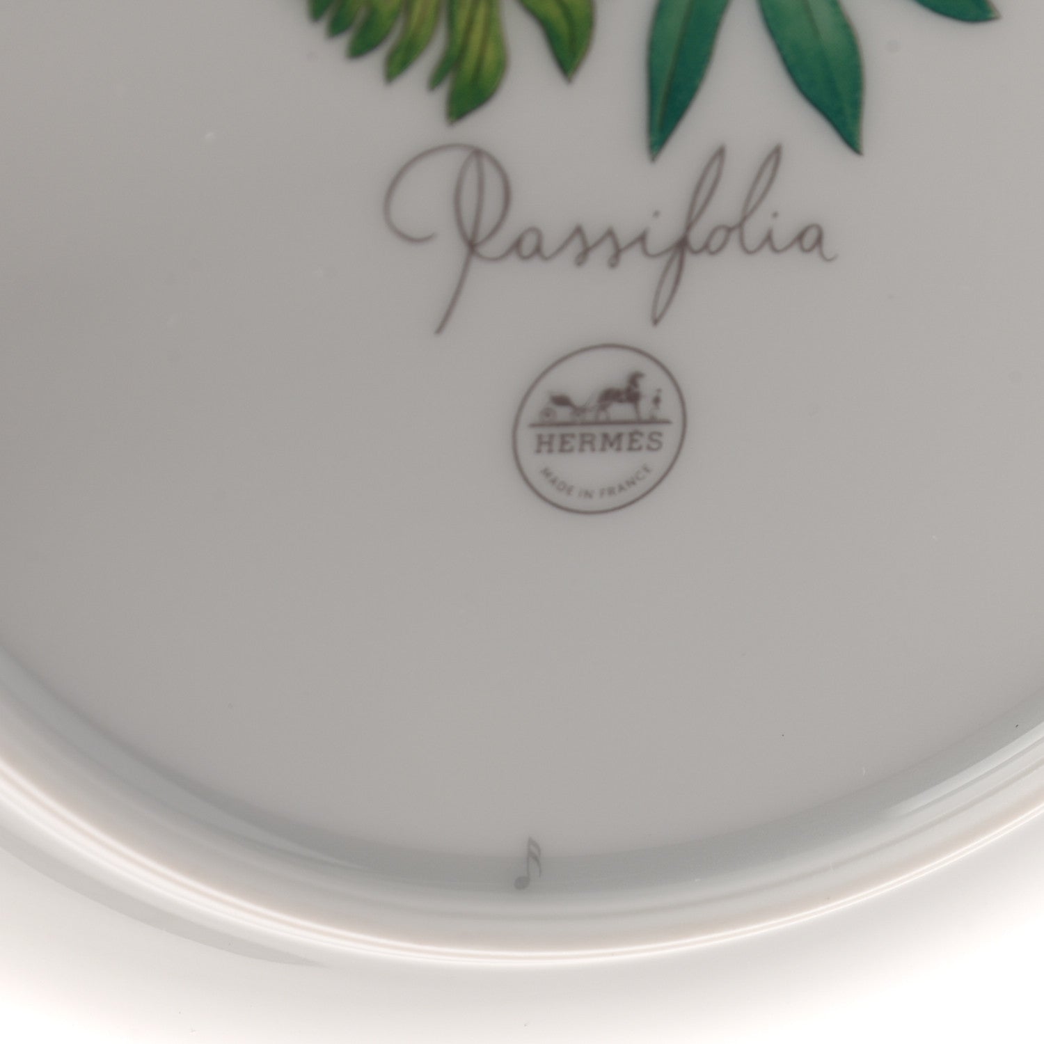 Hermes Porcelain Passifolia Cereal Bowl Set of 2 9 of 10