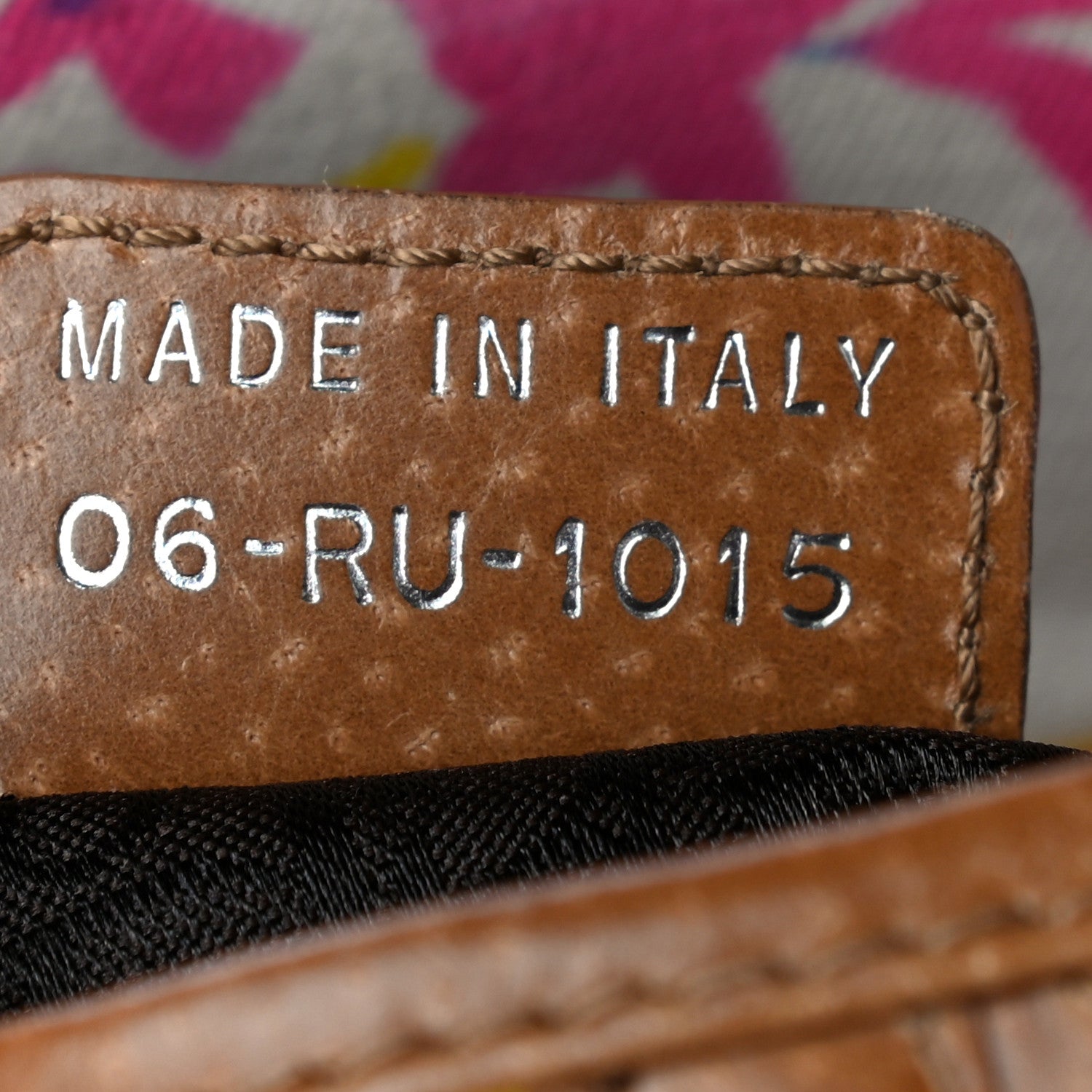 Christian Dior Canvas Floral Saddle Bag 10 of 18