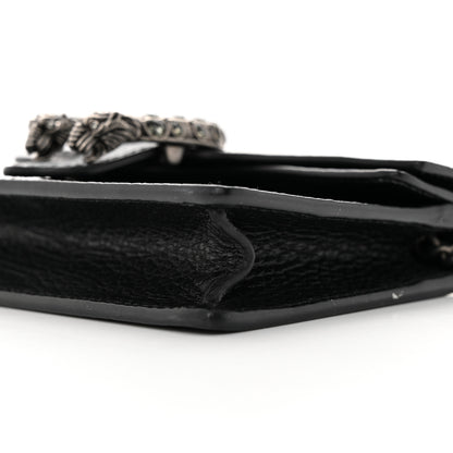 Gucci Calfskin Super Mini Dionysus Shoulder Bag Black 9 of 10