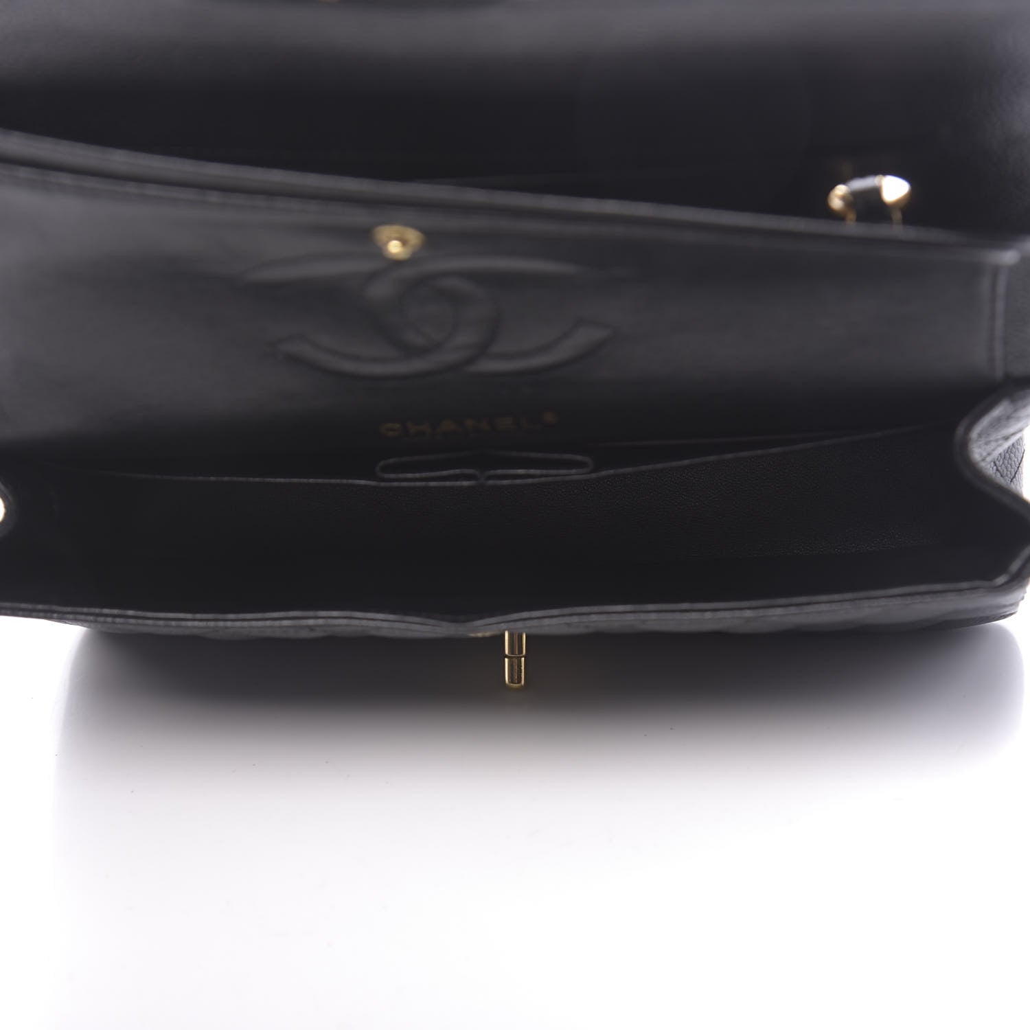 Chanel Caviar Quilted Medium Double Flap Black 5 of 10