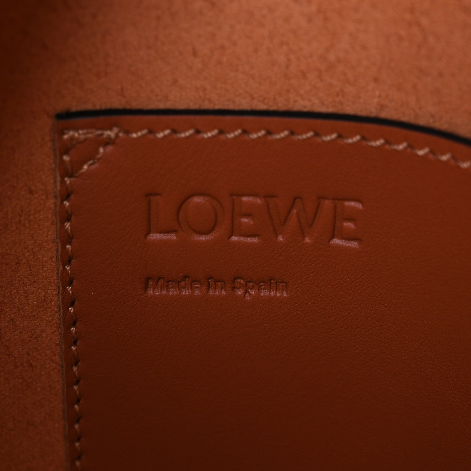 Loewe Calfskin Small Balloon Bucket Bag Tan 6 of 11