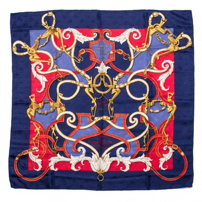 Hermes Jacquard Silk L'Instruction Du Roy Scarf 90 1 of 8
