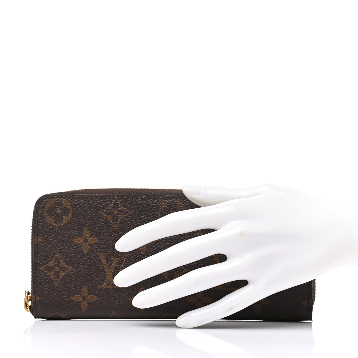 Monogram Clemence Wallet Fuchsia