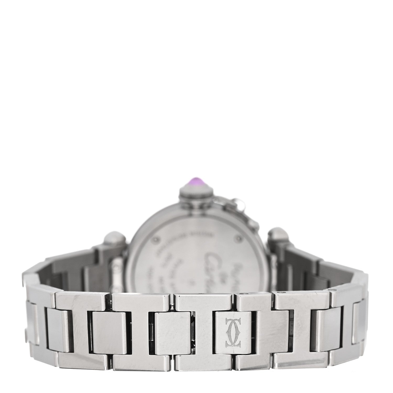 Cartier Stainless Steel 27mm Miss Pasha Quartz Watch Pink 3 of 5