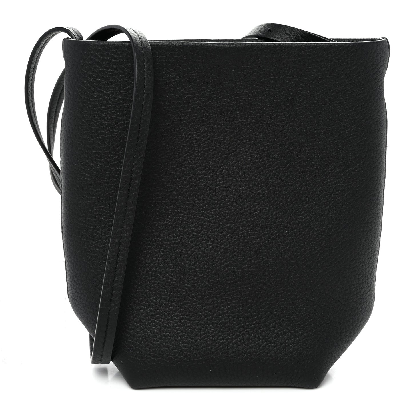 Grained Calfskin Small N/S Park Crossbody Black