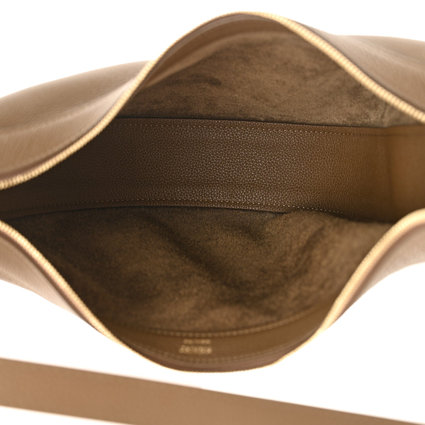 Pebbled Calfskin Augustina Hobo Hazelnut