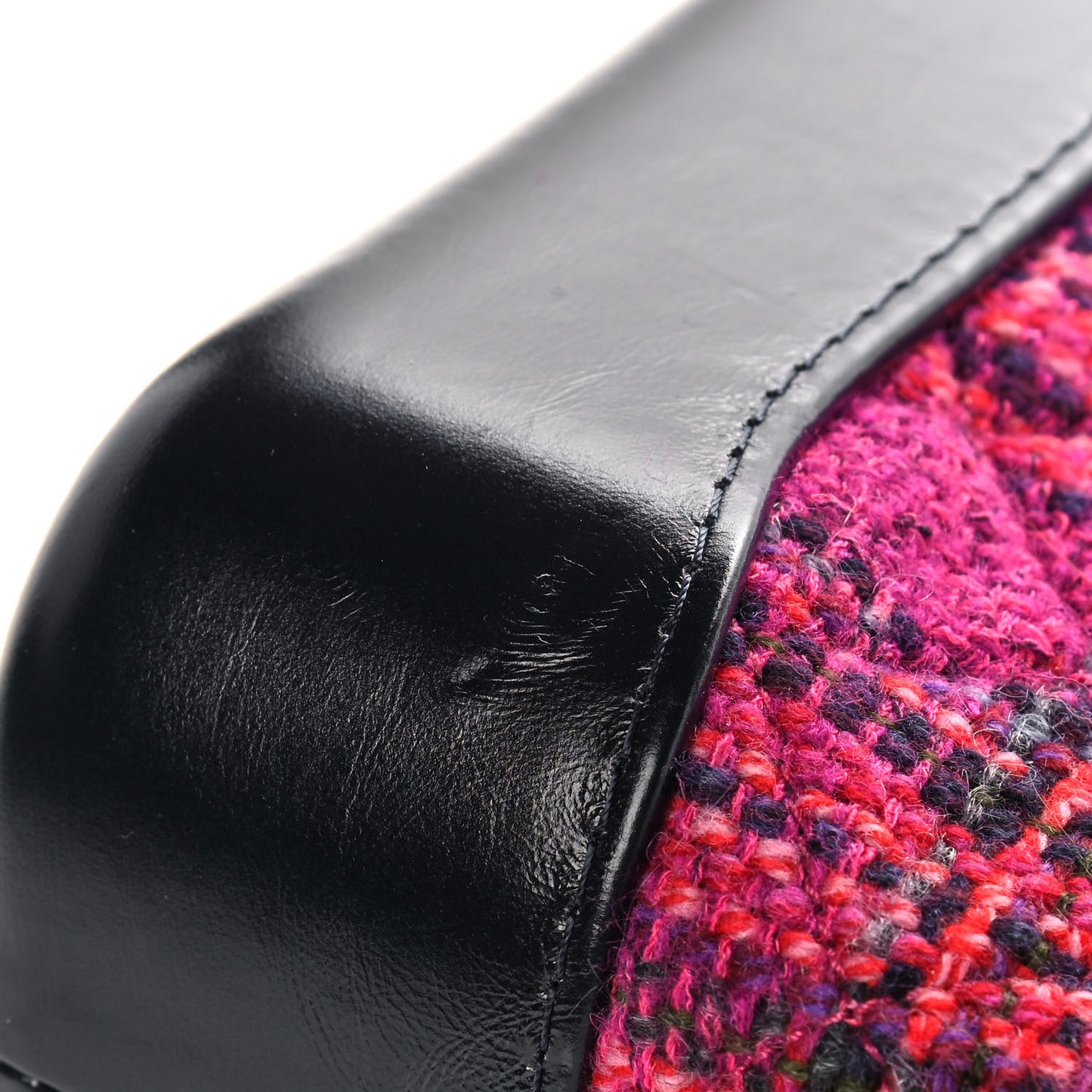 Tweed Calfskin Small Gabrielle Hobo Dark Navy