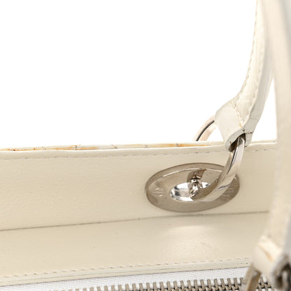 Christian Dior Lambskin Cannage Soft Lady Dior East West White 11 of 20