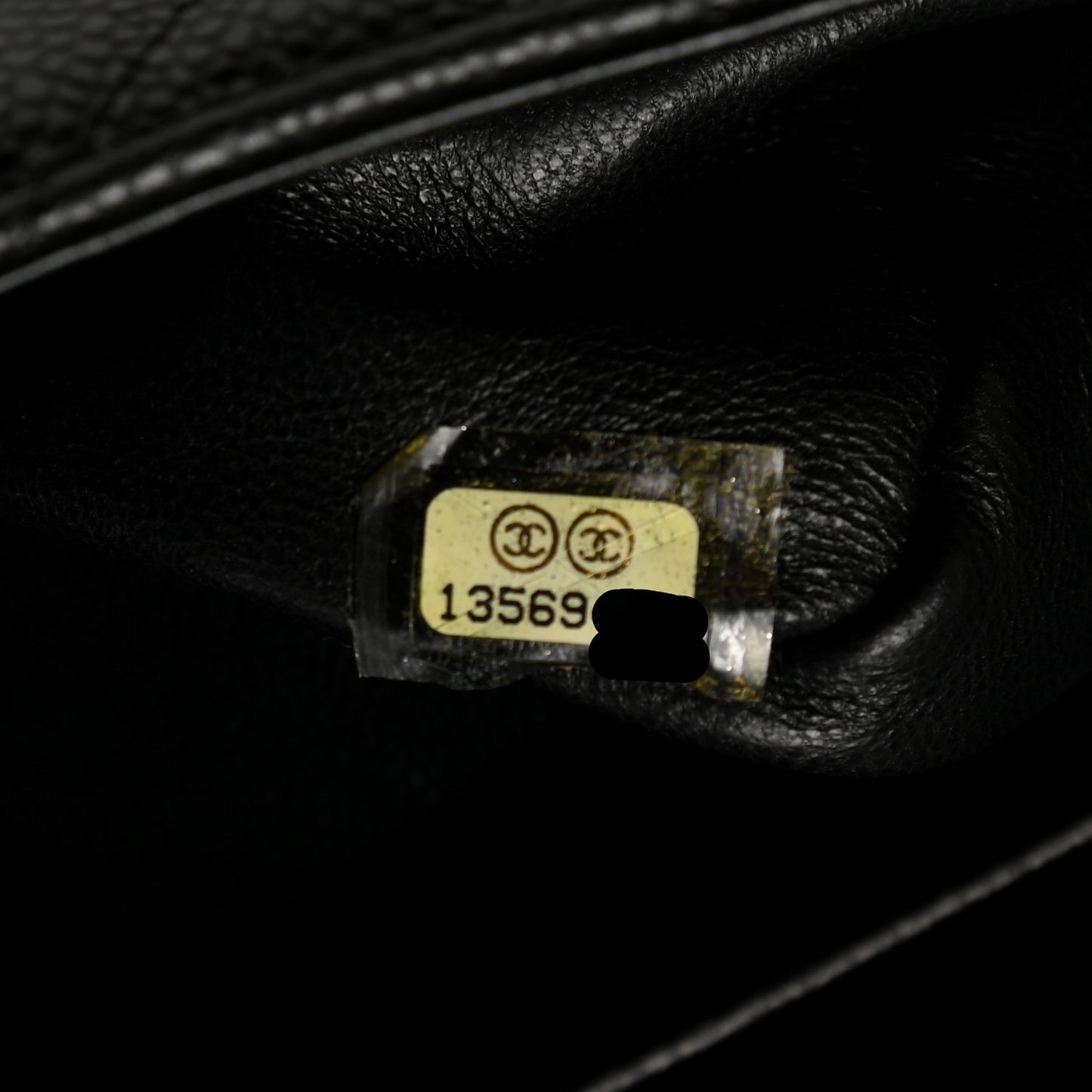 Caviar Quilted Jumbo Single Flap Black