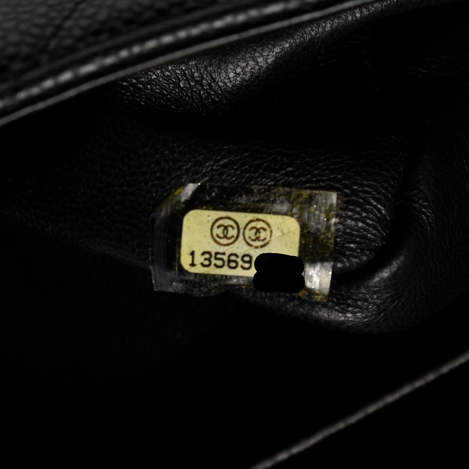 Chanel Caviar Quilted Jumbo Single Flap Black 7 of 10