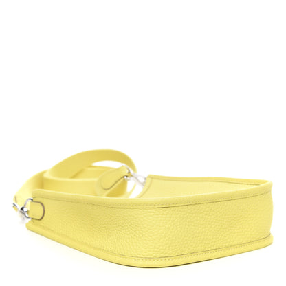 Hermes Taurillon Clemence Evelyne TPM Lime 4 of 8