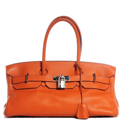 Hermes Taurillon Clemence JPG Birkin 42 Orange 1 of 21