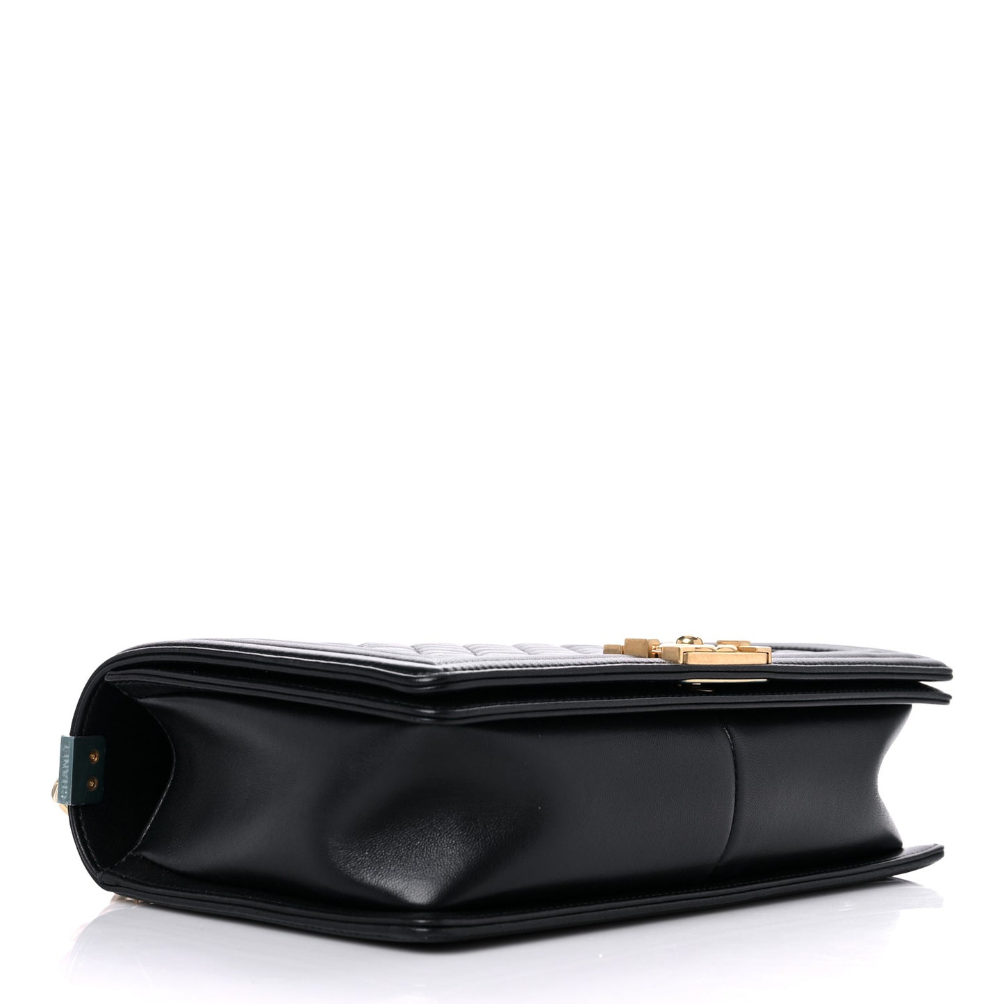 Lambskin Quilted New Medium Boy Flap Black