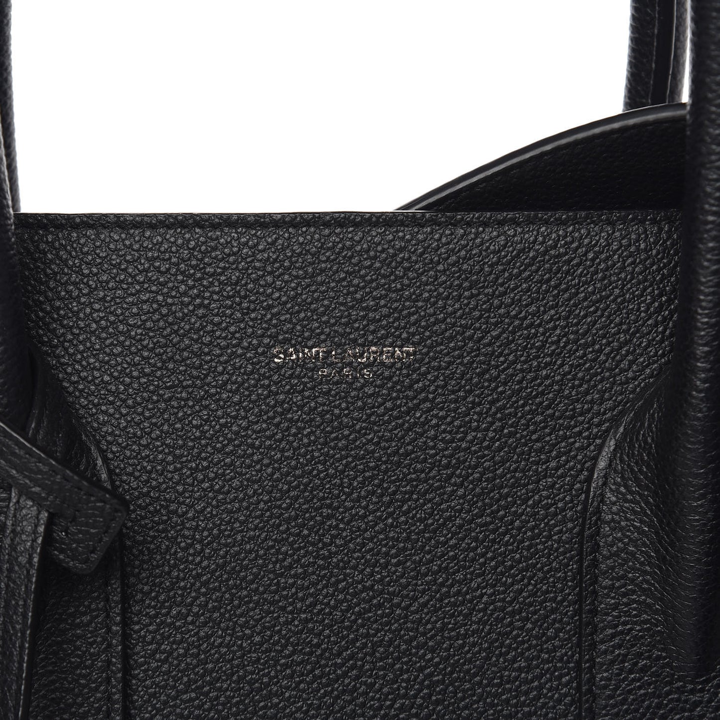 Grained Calfskin Large Sac De Jour Carryall Black