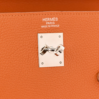 Hermes Togo Kelly Retourne 35 Orange 6 of 18