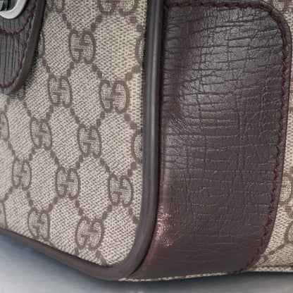 Gucci GG Plus Monogram Web Briefcase Dark Brown 9 of 9