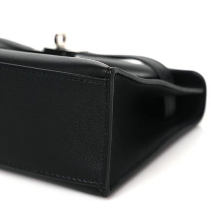 Hermes Swift Kelly Pochette Clutch Black 10 of 11