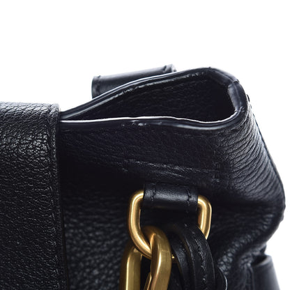 Chloe Grained Lambskin Calfskin Medium Lexa Shoulder Bag Black 17 of 19
