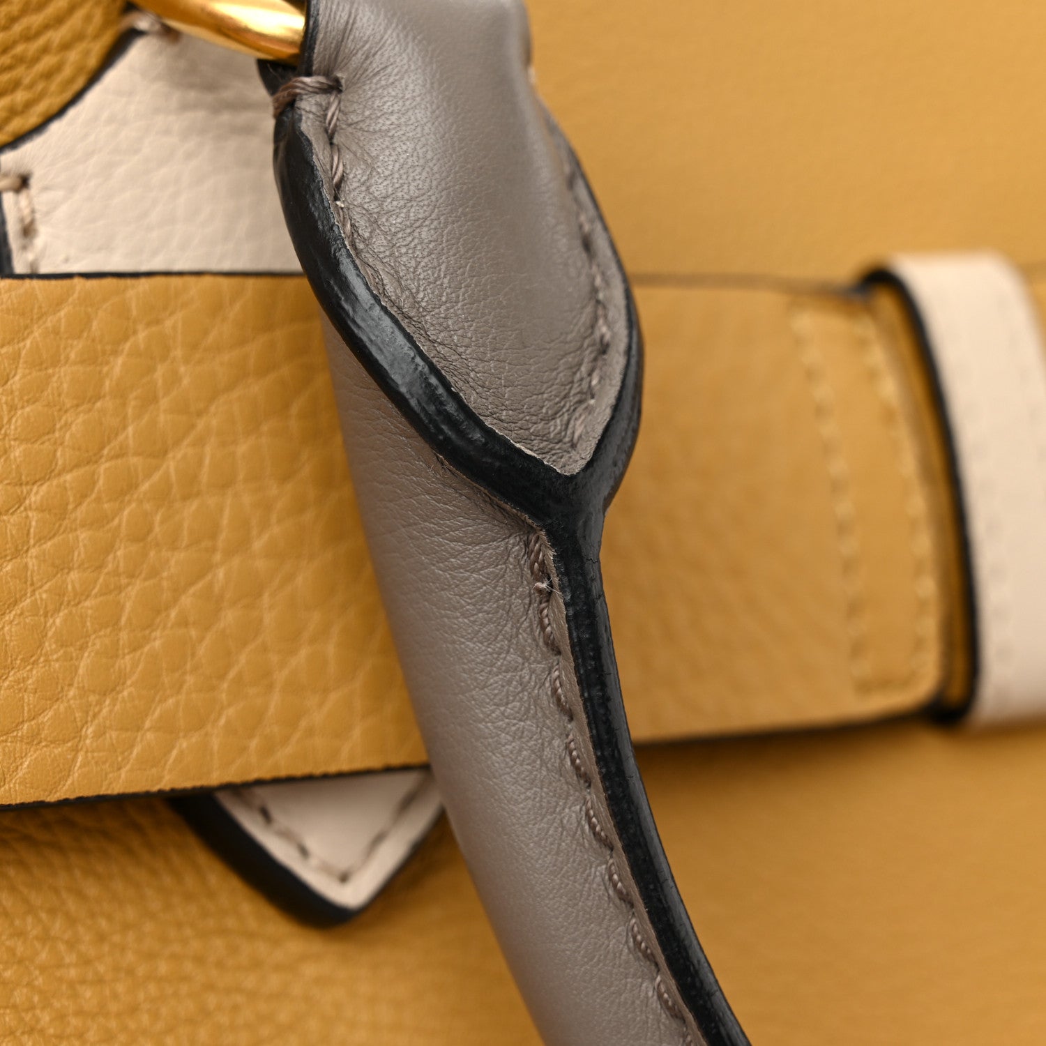 Burberry Marais Calfskin Medium Belt Bag Limestone Yellow 13 of 14