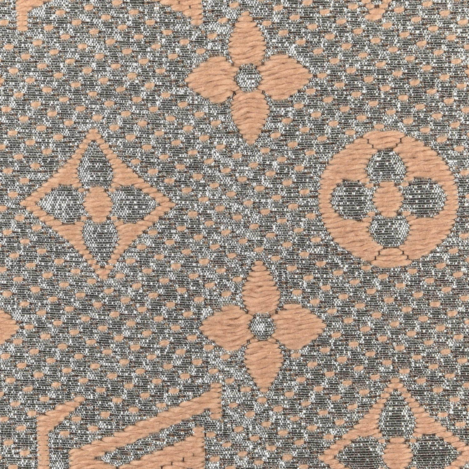 Louis Vuitton Wool Silk Logomania Shine Scarf Beige 4 of 4