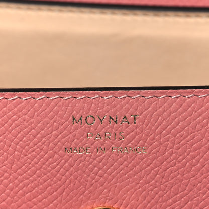Moynat Carat Calfskin Gabrielle BB Wood Rose 6 of 9