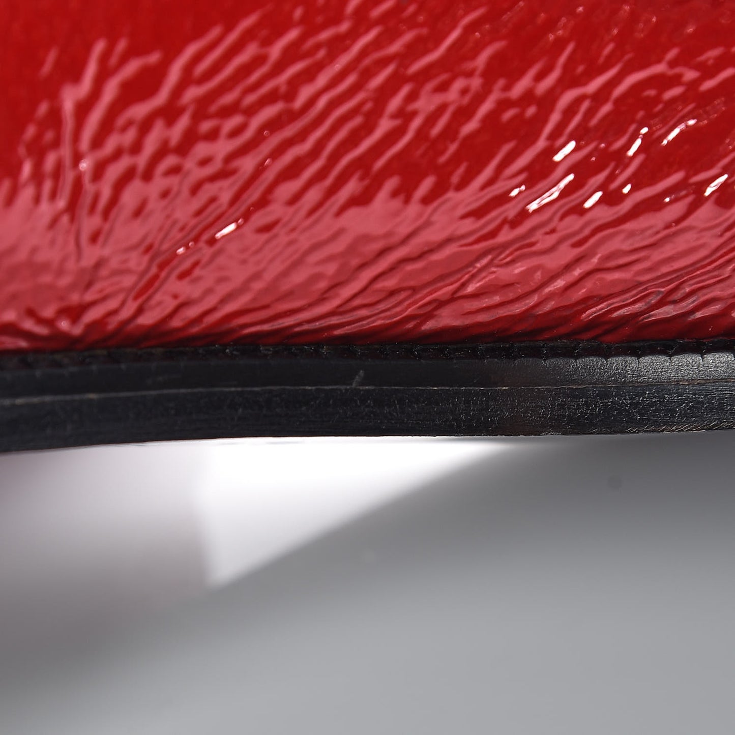 Naplack Patent Horsebit Banks Loafers 36.5 Red