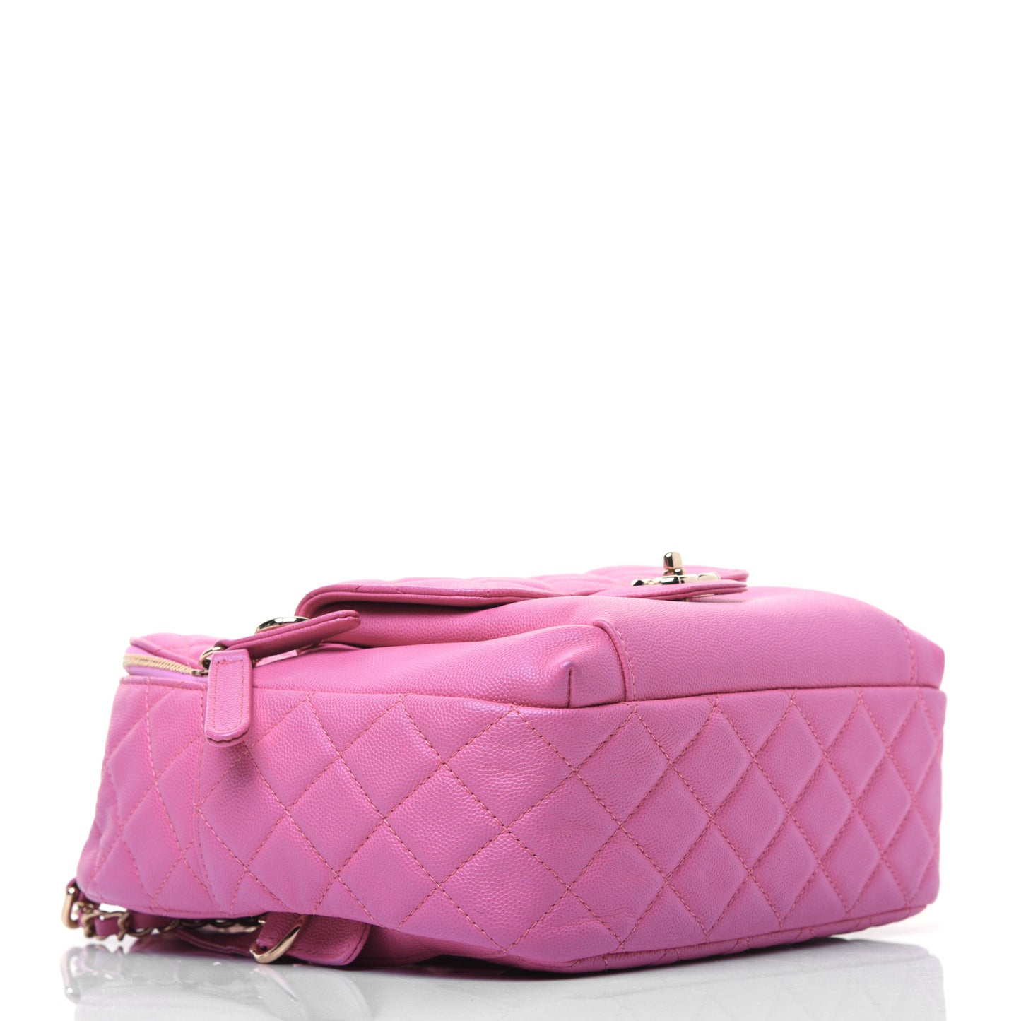 Caviar Quilted Large CC Day Backpack Pink