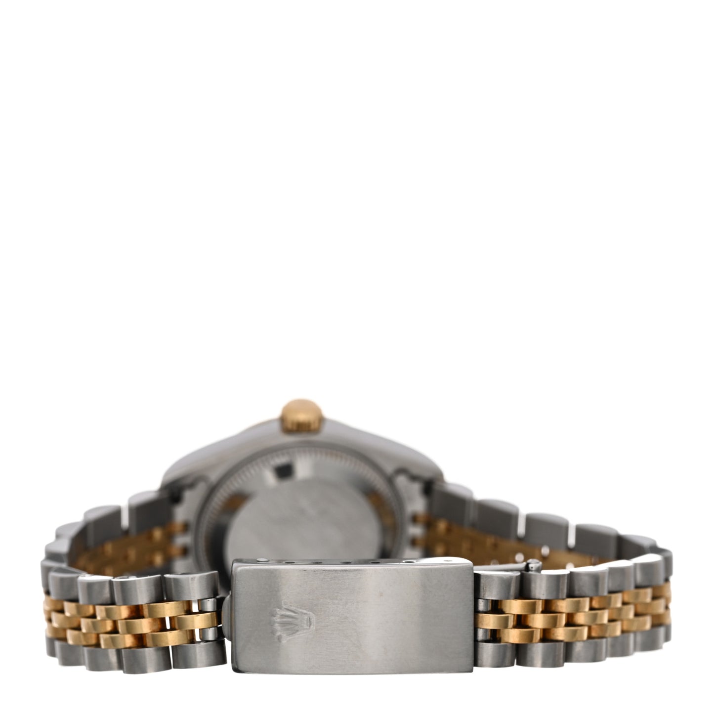 Stainless Steel 18K Yellow Gold Diamond 26mm Oyster Perpetual Datejust Watch Silver Jubilee 79173