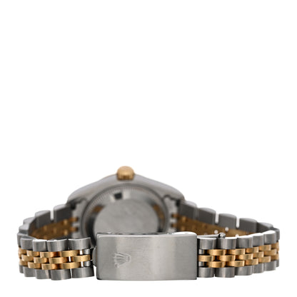 Rolex Stainless Steel 18K Yellow Gold Diamond 26mm Oyster Perpetual Datejust Watch Silver Jubilee 79173 3 of 4