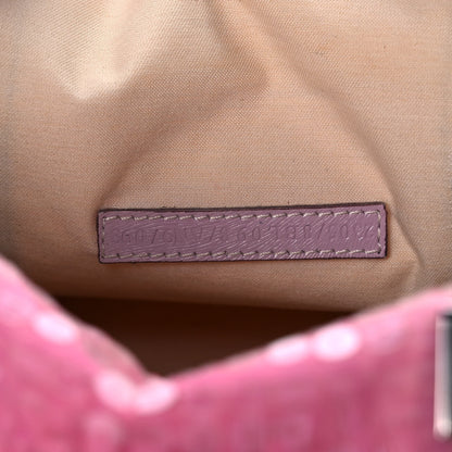 Fendi Sequin Zucchino Boston Pink 6 of 15