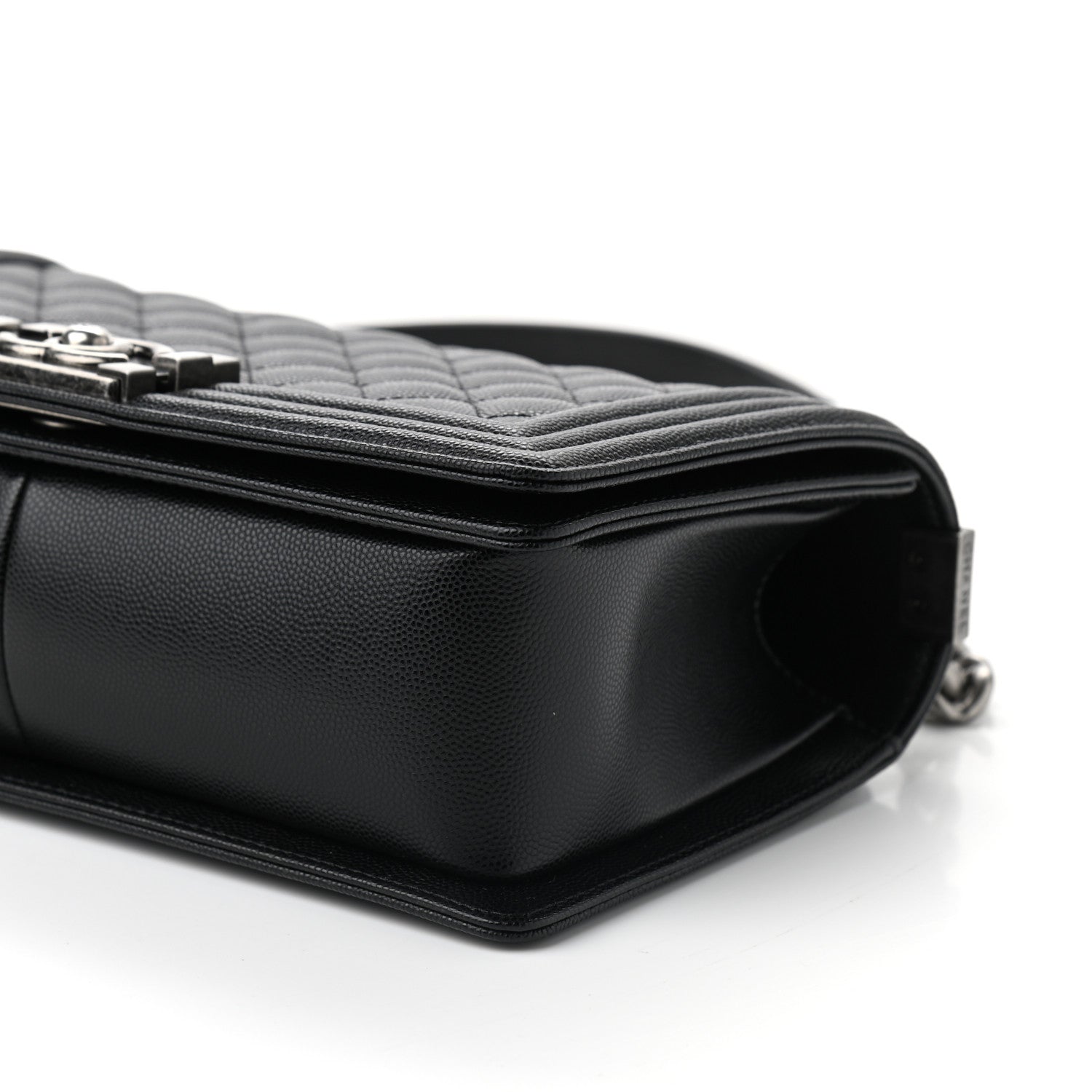 Chanel Caviar Quilted Medium Boy Flap Black 7 of 9