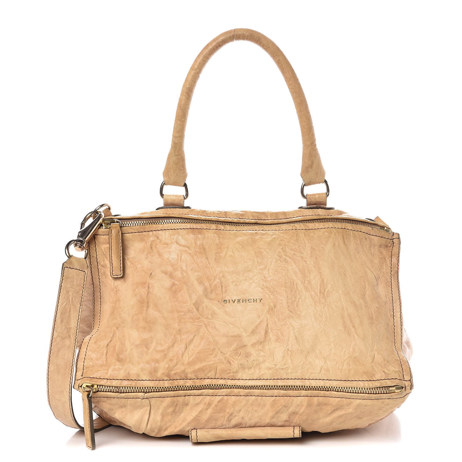 Givenchy Tumbled Sheepskin Large Pandora Beige 1 of 15
