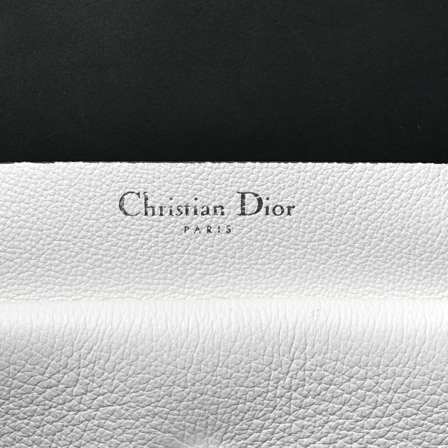 Calfskin Perforated Cannage Dioriva Tote White