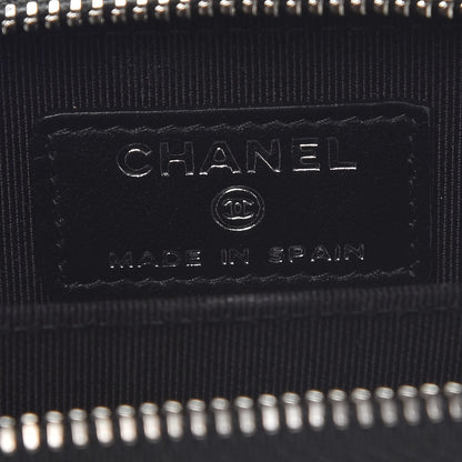 Chanel Iridescent Caviar Quilted Zip Coin Purse Black 5 of 8