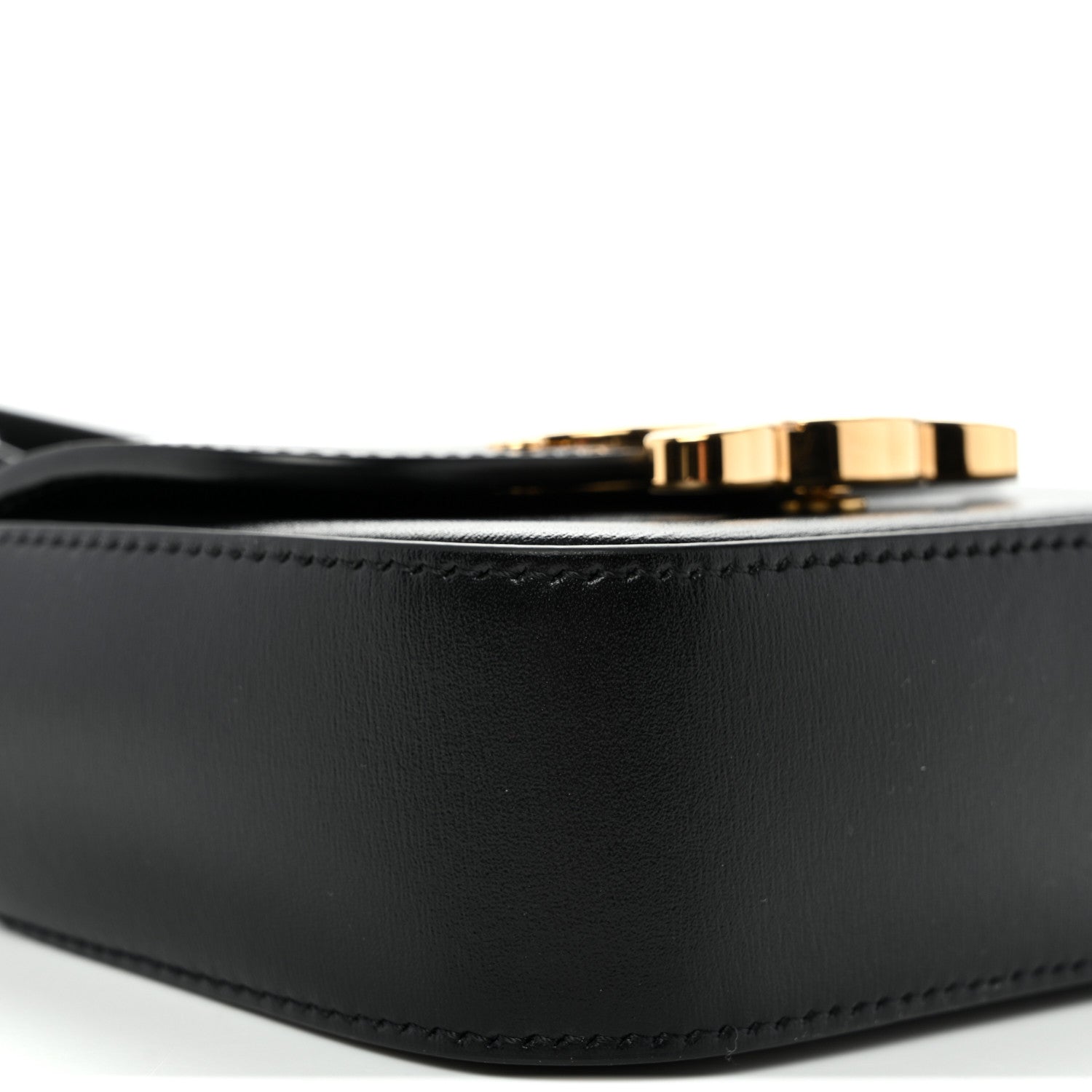 Celine Shiny Calfskin Mini Triomphe Black 8 of 9