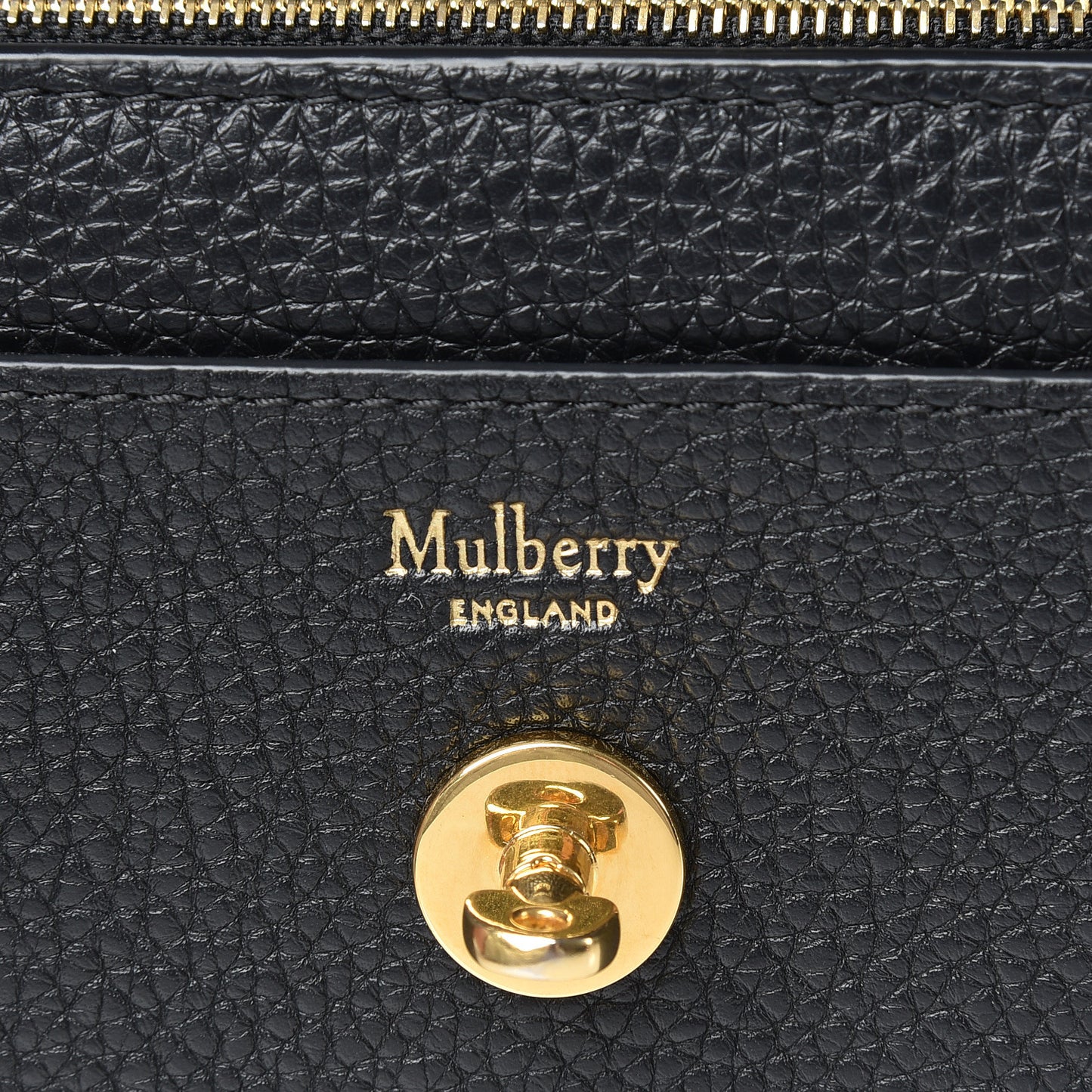 Classic Grain Medium Darley Wallet Black