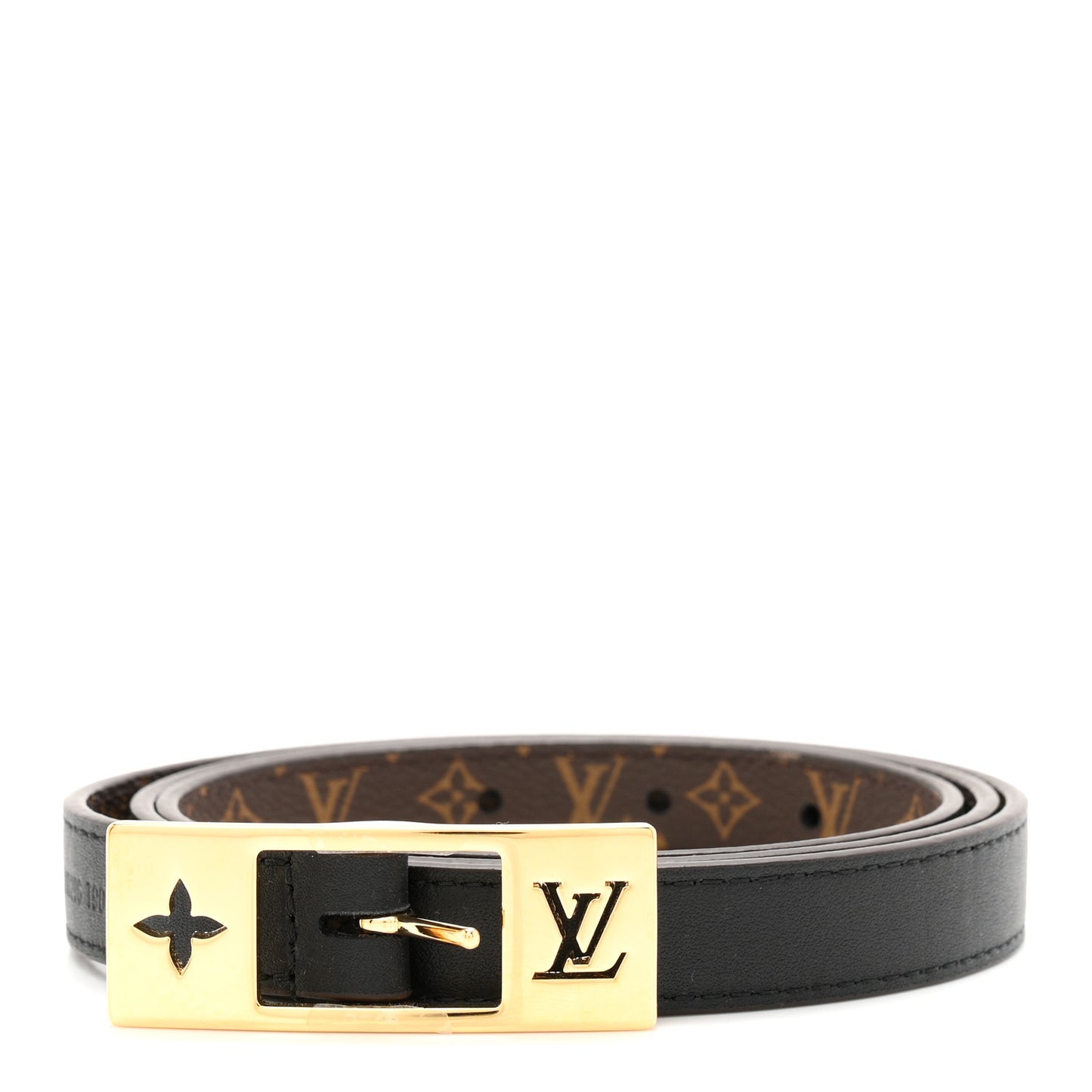 Monogram 18MM LV Duo Reversible Belt 90 36 Black