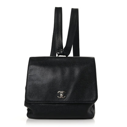 Chanel Caviar CC Backpack Black 1 of 9
