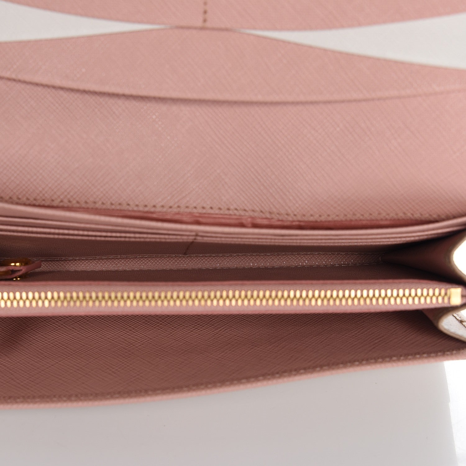 Prada Saffiano Colour Continental Flap Wallet Cammeo Orchidea 6 of 7