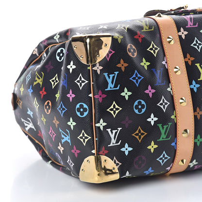 Louis Vuitton Monogram Multicolor Keepall 45 Black 8 of 9