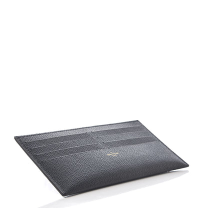 Louis Vuitton Calfskin Felicie Chain Wallet Card Holder Insert Black 3 of 5