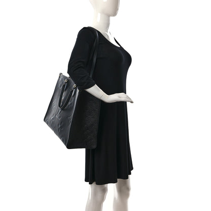 Louis Vuitton Empreinte Monogram Giant Onthego GM Black 2 of 8