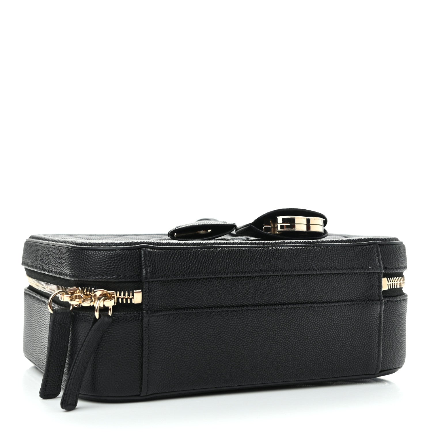 Chanel Caviar Quilted Medium CC Filigree Vanity Case Black 4 of 12