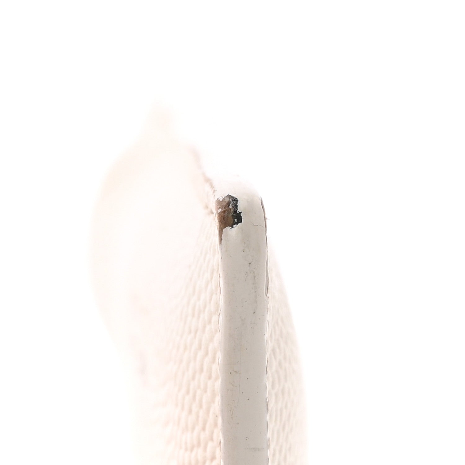 Saint Laurent Grained Calfskin 5 Fragments Zip Pouch Card Holder White 11 of 16