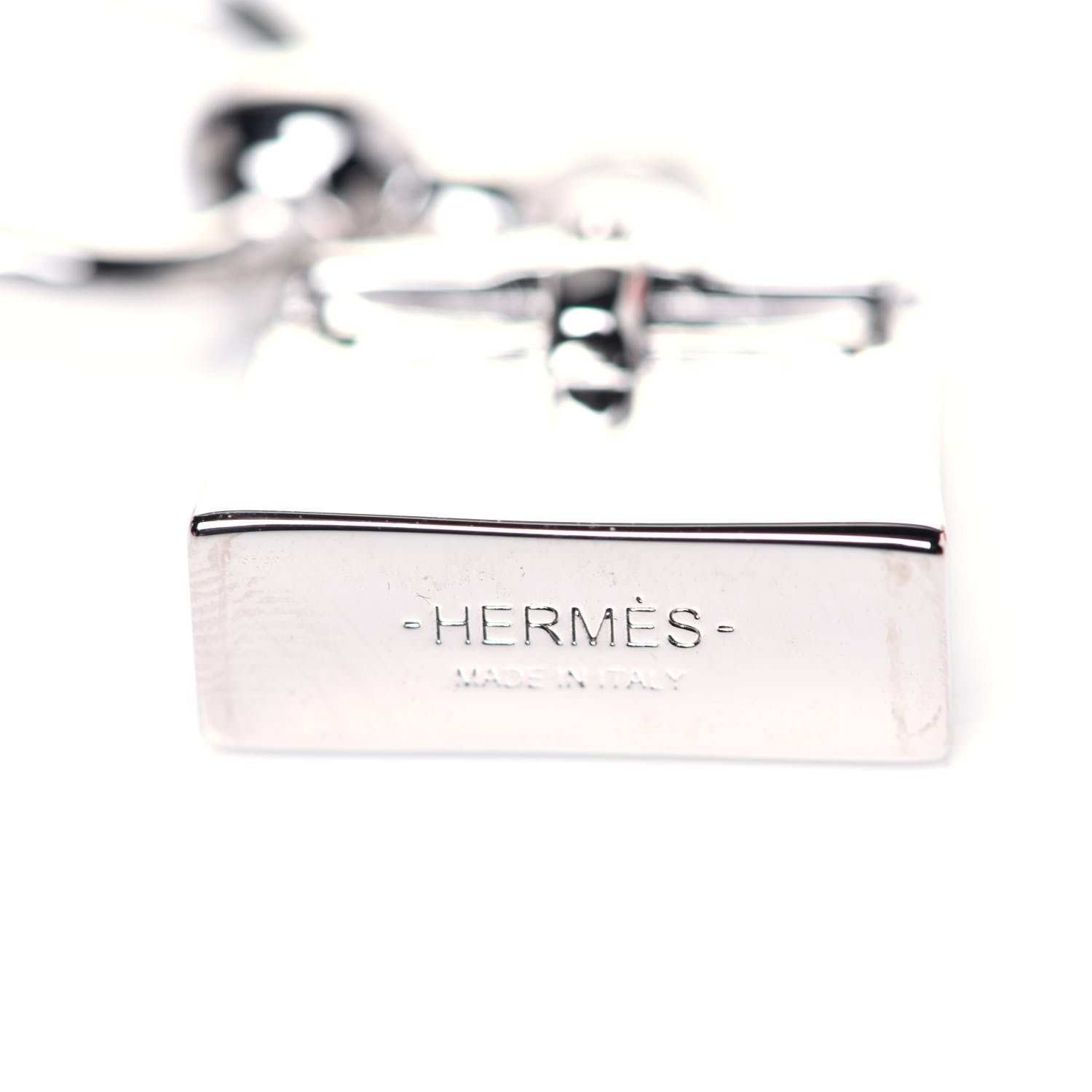 Hermes Palladium Mini Kelly Twilly Ring 3 of 4