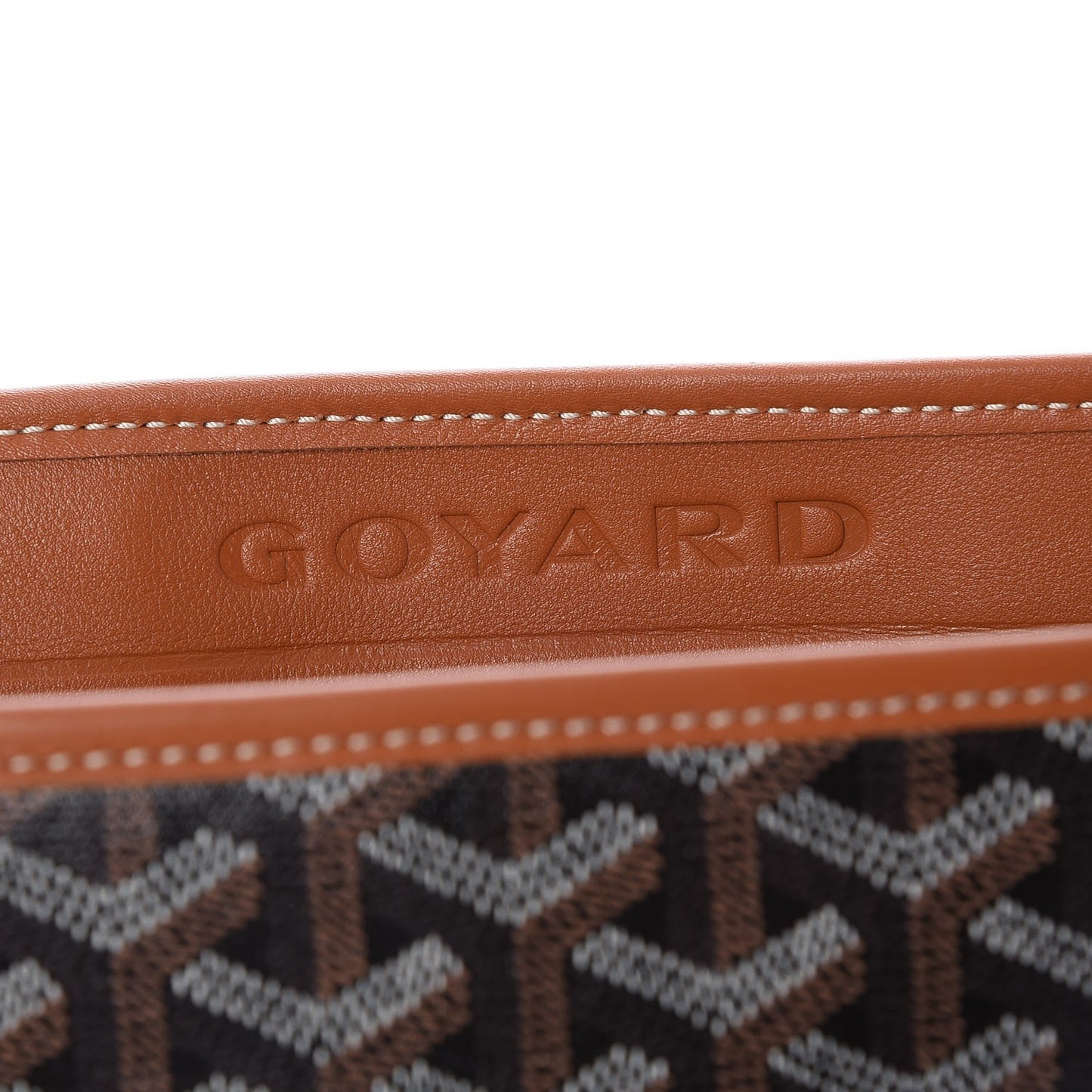 Goyardine Marquises Tote Black Gold