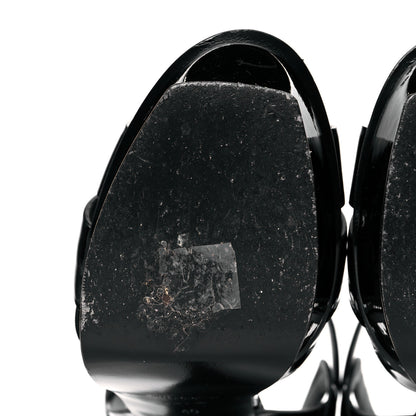 Saint Laurent Patent Tribute 105 Platform Sandals 40 Black 9 of 12