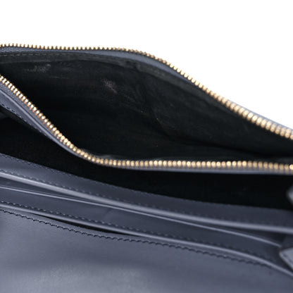 Burberry Calfskin House Check Porter Continental Wallet Slate Blue 13 of 13