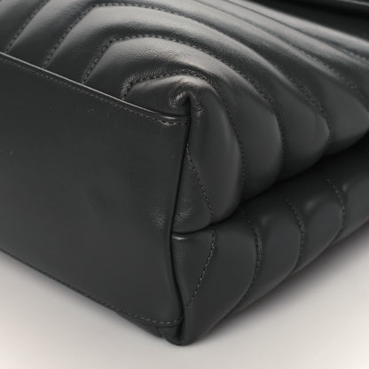 Saint Laurent Calfskin Y Quilted Monogram Medium Loulou Chain Satchel Earth 8 of 8