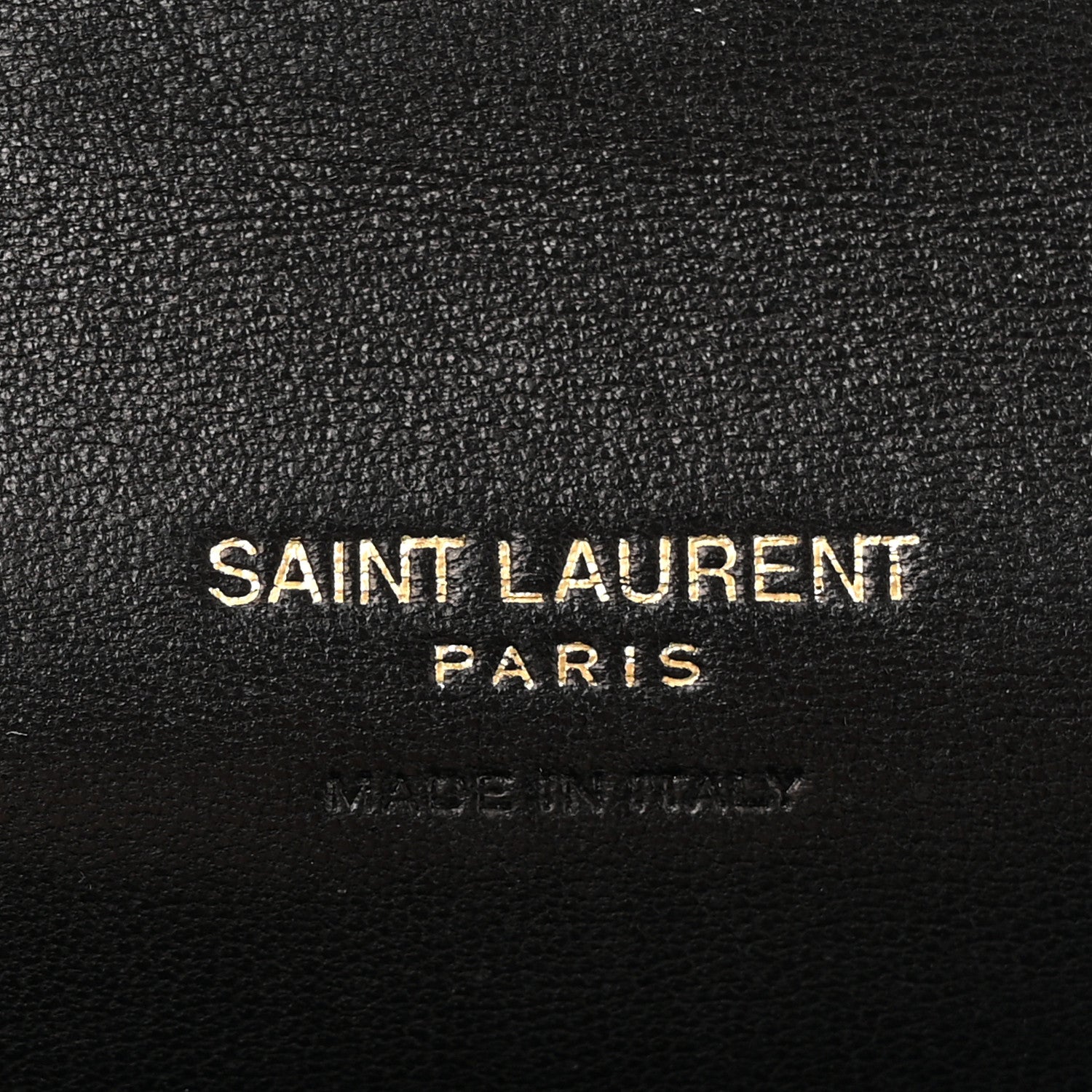 Saint Laurent Goatskin Carre Quilted Cassandre Compact Envelope Card Case Black 6 of 7